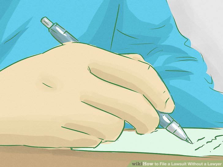 How To File A Lawsuit Without A Lawyer