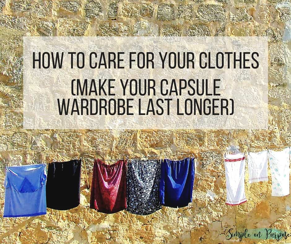 How To Maintain Your Clothing For Longer Lifespan