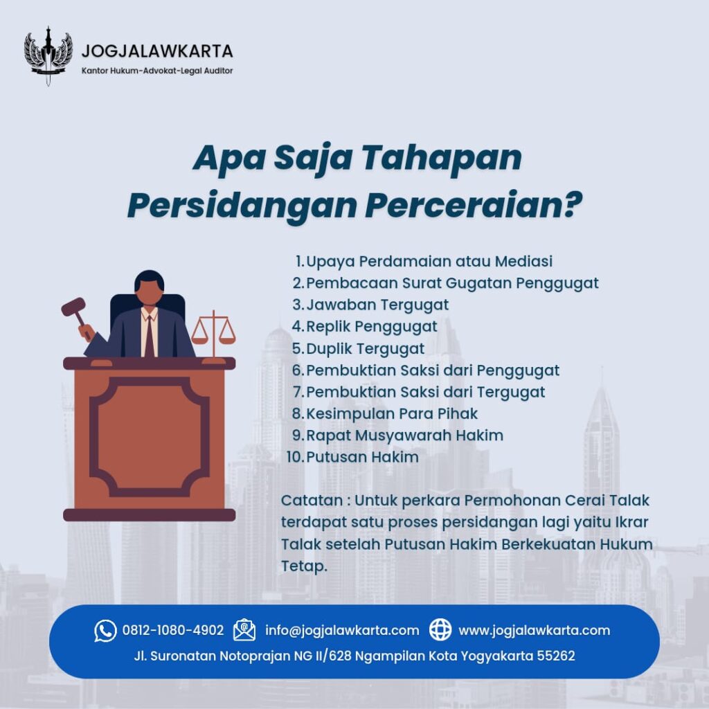 Bagaimana Cara Mengurus Perceraian Di Pengadilan