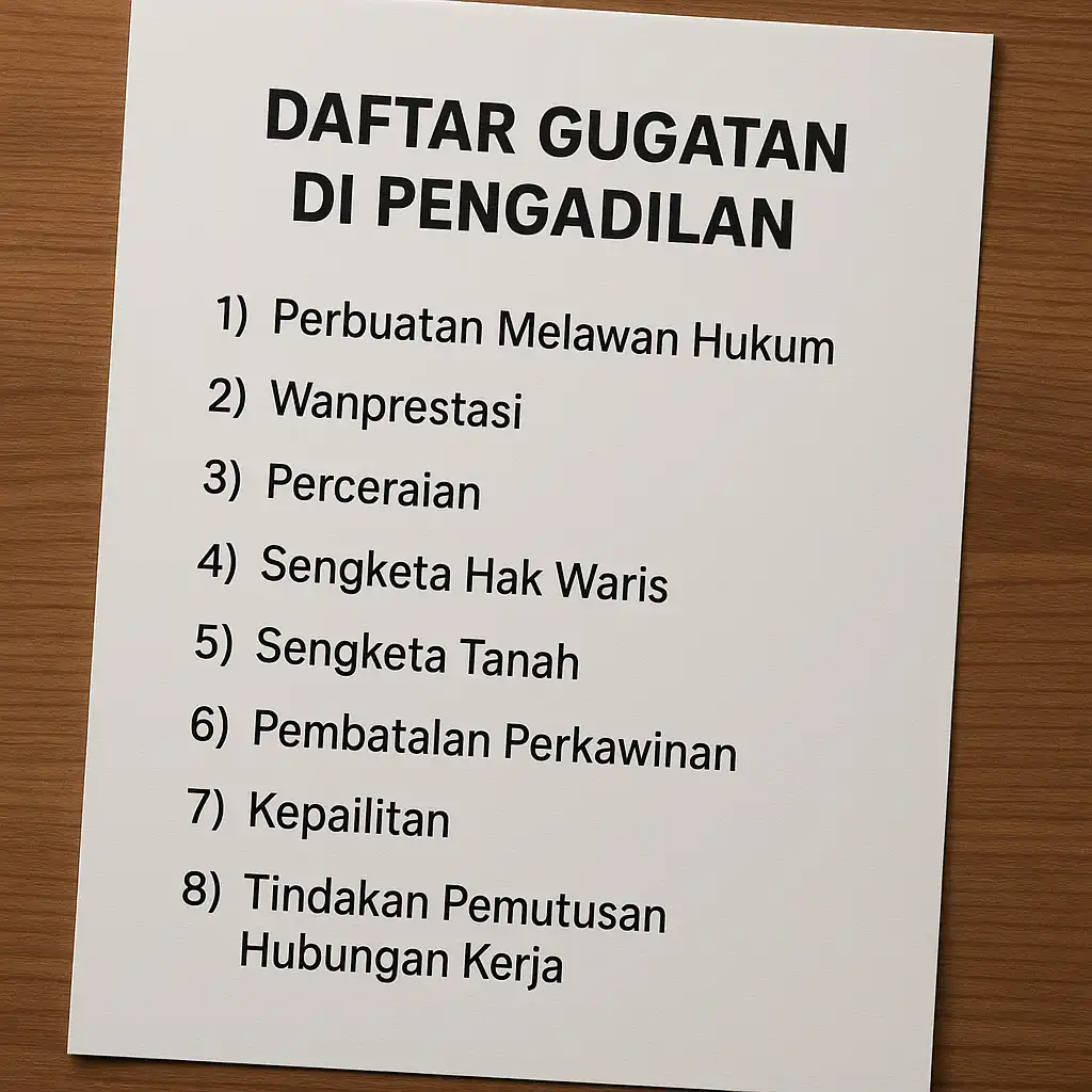 Bagaimana Cara Mengajukan Gugatan Hukum Yang Benar