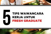 Kiat Menghadapi Wawancara Kerja Untuk Fresh Graduate